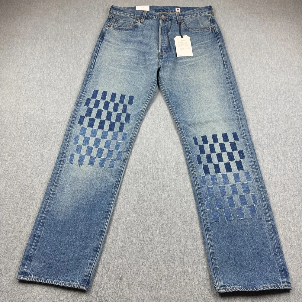 Levis 501 Jeans Mens 34X32 Selvedge‎ Denim Made In Japan 1980'S Straight Leg NWT